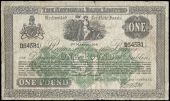 One Pound, 1 March 1919, D 54531, 101 branches in seven lines, signature of J.C. Wilson (Pick –). A 5mm tear in...