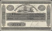 Five Pounds, 18–, uniface proof on paper, 31 branches, ‘From this’ pencilled at lower right (Pick A64). Single...