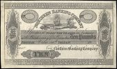 Ten Pounds, 18—, uniface proof on paper, 13 branches, ‘From this’ pencilled in lower margin (Pick –). Spots...