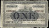 One Pound, 1 September 1908, V 99359, 53 branches including Elphin added below central panel on left side, signature...