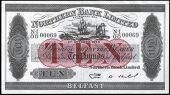 Ten Pounds, 1 October 1968, N-I/00 00069, signature of Eric D. Hill (Pick 181d). About uncirculated 	€80-100