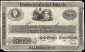 Twenty Pounds, Ballyshannon, proof on card (Pick –). Three corners tips missing, a spot of thinning, light...