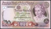 Twenty Pounds, 1 March 1981, SN 000022, signature of F.H. Hallway (Pick 250). Good extremely fine 	€120-150