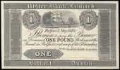 One Pound, 2 May 1910, uniface proof on paper, 67 branches, perforated SPECIMEN C. SKIPPER & EAST (Pick A131). A 5mm...