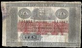 Ten Pounds, 1 February 1917, B 11817, signature not visible, 73 branches including Clogher and Edgeworthstown in...