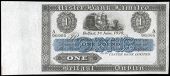 One Pound, 1 June 1920, A 00,005, proof on paper, large margin on left side (Pick A137p). About uncirculated...