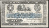 One Pound, 1 November 1922, no. 219691, signature of Robert Harrison (Pick A137a). Pencilled numbers on back,...