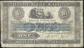 One Pound, 1 November 1922, no. 227166, signature of W.H. Russell (Pick A137a). Edge nicks, otherwise very good to...