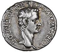 Gaius called Caligula (37-41), Denarius, Lugdunum, c. 37, bust right, rev. DIVVS AVG PATER PATRIAE, radiate bust of...