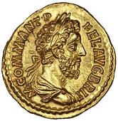 Commodus (177-92), Aureus, Rome, c. 189, laureate, draped and cuirassed bust right, rev. FORTVNAE DVCI, Fortuna...