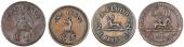 Miscellaneous Checks, Co Dublin, Dublin, The Eagle, G.F., copper Twopence by J.C. Parkes, obv. eagle, 22mm (Todd 96;...