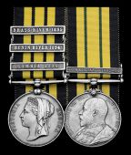 Pair: Gunner W. A. Herlihy, Royal Navy

East and West Africa 1887-1900, 3 clasps, Gambia 1894, Benin River 1894,...