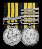 Pair: Sergeant Farayola Abeokuta, Southern Nigeria Regiment

East and West Africa 1887-1900, 1 clasp, 1899 (646 L....