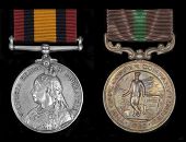 Pair: Private W. J. Hart, Namaqualand Town Guard

Queen’s South Africa 1899-1902, no clasp (244 Pte. W. J. Hart,...
