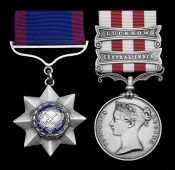 A Lucknow operations Indian Order of Merit pair awarded to Sowar Noor Gool, 3rd Sikh Irregular Cavalry

Indian...