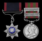 A ‘Koragh Defile’ Indian Order of Merit pair awarded to Sepoy Bagh Singh, 14th Bengal Infantry

Indian Order...