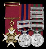 A rare Waziristan 1901-02 operations C.B. group of three awarded to Colonel V. C. Tonnochy, 3rd and 4th Sikhs, who...
