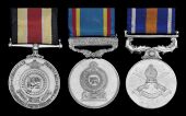 Ceylon Police Independence Medal 1948; Ceylon Coronation Medal 1953; Ceylon Armed Forces Inauguration Medal 1955;...