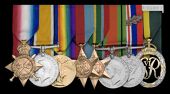 Eight: Captain Robert Keith Valentine, Hong Kong Defence Force, late Middlesex Regiment and Labour Corps, a...