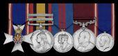 An M.V.O. group of five awarded to Sergeant Henry Gulliver Barrett, Royal Horse Artillery

The Royal Victorian...