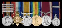 Six: Colour Sergeant G. I. Fletcher, Royal Fusiliers, late Grenadier Guards

Queen’s South Africa 1899-1902, 5...