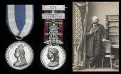 Pair: Joseph Julian Kanné, Director of Continental Journeys

Jubilee 1887, silver, unnamed; Victoria Faithful...
