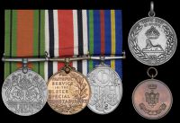 Three: Sergeant Samuel Dumican, Ulster Special Constabulary
Defence, unnamed; Special Constabulary Long Service...