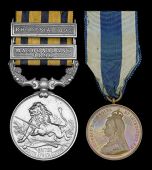 A rare and important “Pioneer’s” British South Africa Company 1890-97 Medal pair awarded to Captain J. F. F....