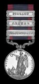 Sutlej 1845-46, for Moodkee 1845, 3 clasps, Ferozeshuhur, Aliwal, Sobraon (Serjt. Major Rd. Heaton 50th Regt.) very...