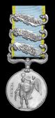 The Light Brigade medal to Private Joseph Phillips, 4th Light Dragoons, who was wounded in the charge and died...
