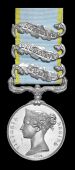 Crimea 1854-56, 3 clasps, Alma, Balaklava, Inkermann (Edwd. Dealeney. 46th Regt.) officially impressed naming, a few...