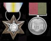 Pair: Private Thomas Church, H.M. 16th Lancers

Ghuznee 1839 (Private Thomas Church, Her Majesty’s 16th Lancers)...