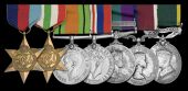 Seven: Sergeant T. H. Franklin, Royal Air Force, late Royal Fusiliers

1939-45 Star; Italy Star; Defence and War...