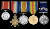 An inter-war Sea Gallantry Medal group of five awarded to Able Seaman R. Inglis, Merchant Navy, late Royal Naval...