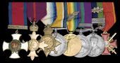 A rare Great War D.S.O., Waziristan 1920s O.B.E. group of eight awarded to Lieutenant-Colonel F. W. Richey, Royal...