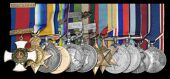 A rare and impressive Waziristan 1939 operations D.S.O. group of twelve awarded to Lieutenant-Colonel E. A. Evanson,...