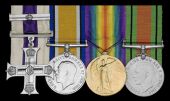 A fine Great War M.C. and Bar group of four awarded to 2nd Lieutenant H. Pearce, Dorsetshire Regiment, late Duke of...