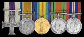 A fine Great War M.C. group of five awarded to Captain F. H. G. (afterwards Sir Francis) Layland-Barrett, Grenadier...
