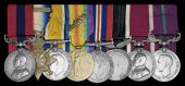 An extremely rare Great War D.C.M. group of eight awarded to Captain G. C. Andrews, New Zealand Forces, late 2nd...