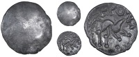 Corieltauvi, Vepoc, Half-Unit, trace of design, rev. horse right, vepo· above, pellet below horse’s head,...