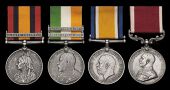 Four: Warrant Officer Class 2 G. Duff, Army Ordnance Corps, who served in the suppression of the 1915 Singapore...
