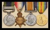 Four: Major Charles Brook Riley, Indian Army

India General Service 1908-35, 1 clasp, North West Frontier 1908...