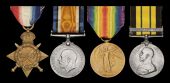 Four: Private Kennan, King’s African Rifles

1914-15 Star (738 Pte. 1/K.A.R.); British War and Victory Medals...