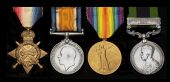 Four: Private Henry V. Hotson, Royal Sussex Regiment

1914-15 Star (L-8963 Pte., R. Suss. R.); British War and...