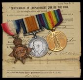 Three: Private H. C. Baker, 21st Lancers

1914-15 Star (3383 Pte., 21-Lrs.) late issue; British War and Victory...
