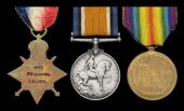 Three: Private A. Davies, Loyal North Lancashire Regiment

1914-15 Star (9493 Pte., L.N. Lan. R.); British War and...