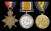 Three: Lieutenant C. E. Macaulay, King’s African Rifles, late Royal Fusiliers

1914-15 Star (G-12960 L. Cpl., R....