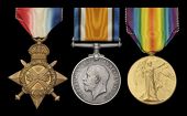 Three: Lieutenant F. W. Wade, Nigeria Regiment

1914-15 Star (Lieut., Nig. R.); British War and Victory Medals...