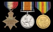 Three: 2nd Class Supervisor R. Nessum, Customs Protective Service

1914-15 Star (2-Cl. Supr., Customs P.S.);...