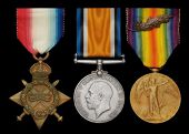 Three: Serjeant T. R. Street, East African Medical Services, late East African Mounted Rifles

1914-15 Star (421...
